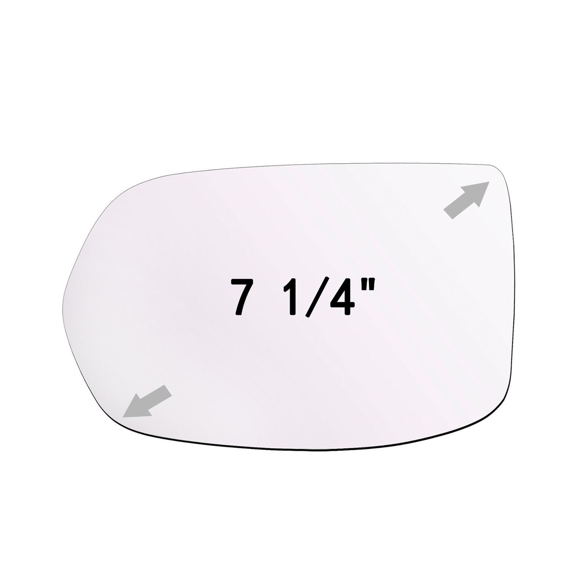 Espejo De Vidrio Para Honda CR-V 2007-2011 Lado Conductor Izquierdo – ReYee