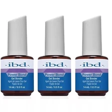 ibd Gel Bonder Powerbond Just Gel Polish Bonder 0.5oz (3 Bottles)
