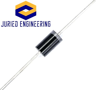 25PCS ON Semiconductor 1N5402 DO-27 Standard Recovery Silicon Rectifier Diode 3A