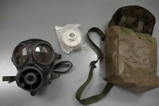 British Avon N10 Gas Mask 1992 Size 3 , Filter, and Bag