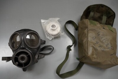 British Avon N10 Gas Mask 1992 (Size 3), Filter, and Bag | eBay