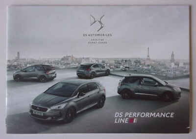 DS AUTOMOBILES PERFORMANCE LINE orig 2016 UK Mkt Sales Brochure - DS3 DS4 DS5