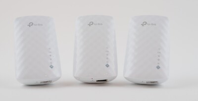 3 - TP-LINK AC750 750Mbps WiFi Range Extenders - Quantity = 3
