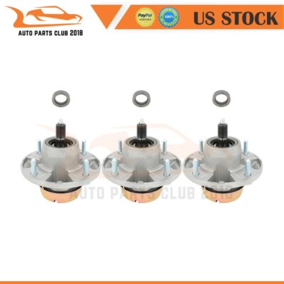 For John Deere Zero Turn Mower Deck Spindle - Fits Z425 & Z445 - 48''& 54''3 Pk
