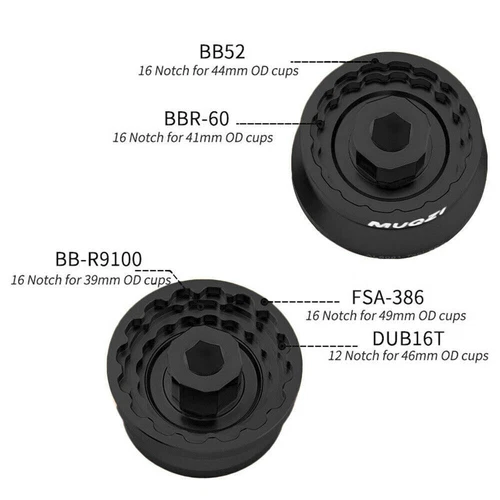 5-in-1 Fahrrad Tretlagerwerkzeug Für DUB BSA30 BBR60 MT800 BB93 Mountainbike - Bild 4 von 13