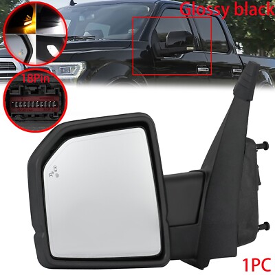 Driver Left Side Mirror 18pin Fit 2015-2020 Ford F-150 F150 w/ Memory ...