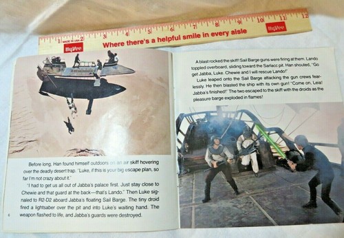 Star Wars Return of the Jedi Book - 155 DC 1983 (No Tape) - Foto 3 di 4