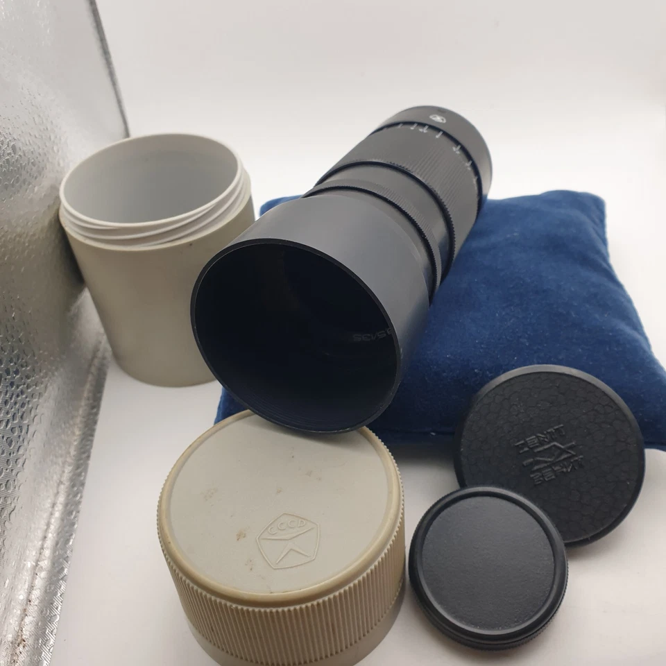 Jupiter-37A f3.5/135mm Vintage Russian SLR Telephoto Lens M42 Zenit Pentax Nikon - Image 2 of 4