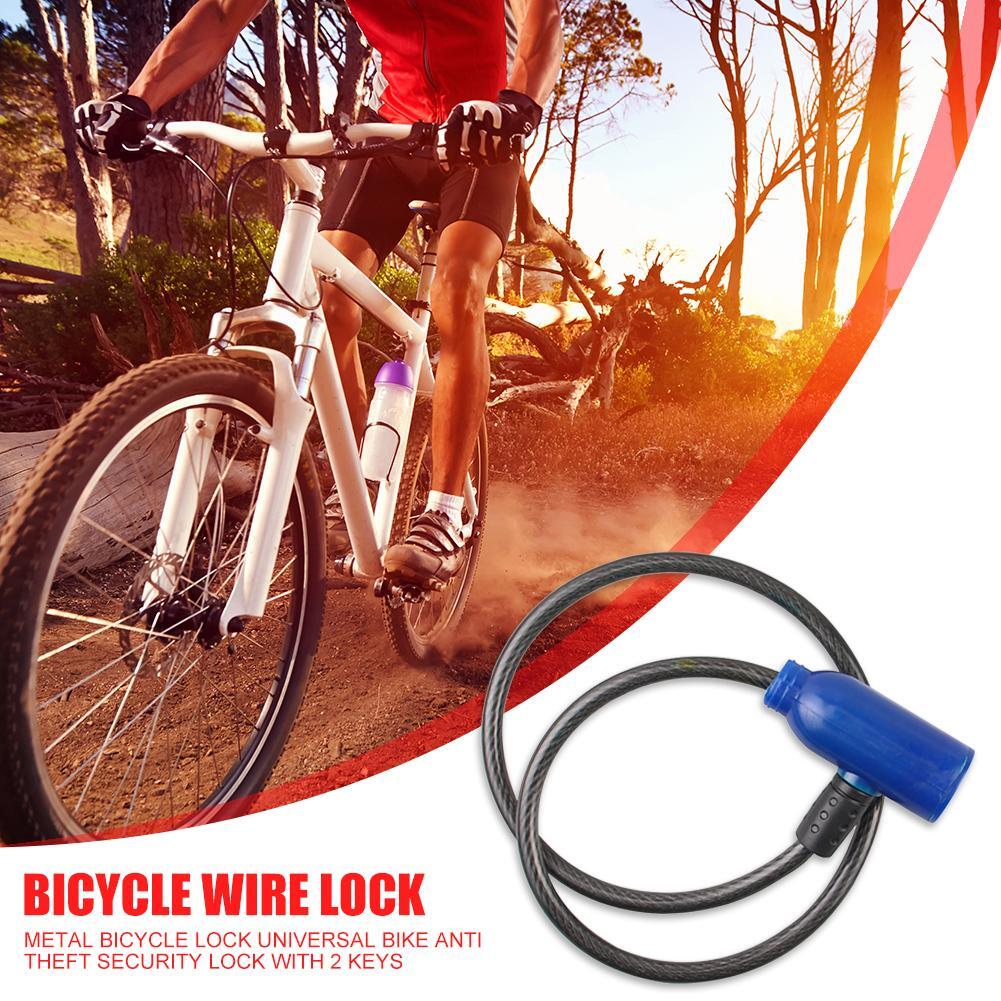 Bicycle Anti Theft Lock MTB Road Electric Bike Lock with 2 Keys Bike