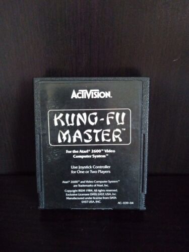 Chariot Kung Fu Master Atari 2600 seulement testé ~ Trl8#167 - Photo 1/4
