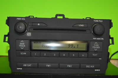 09 10 11 Toyota Corolla factory 6 disc CD mp3 player 51842 radio