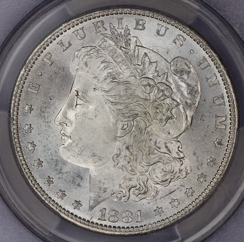 1881-S Morgan Dollar $1 PCGS - MS64 Reverse looks PL!