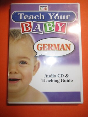 Teach Your Baby German- Audio CD & Teaching Guide NEW/SEALED