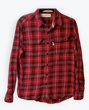Normal Brand Men’s Red Flannel Shirt Hipster Classic  Size Medium
