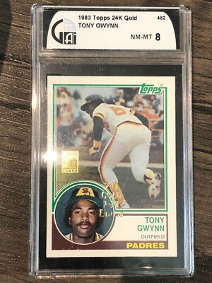 1983 TOPPS Tony Gwynn 24K GOLD RC ROOKIE 1/1 GAI CERTIFIED GRADED 
