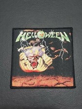 Helloween Mini lp Patch for jacket t-shirt Iron on Backing Clothing Woven Badge 