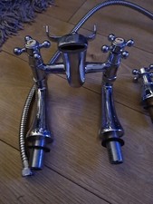 Traditional Style Bath Shower Mixer Tap Chrome Victorian Period Classic