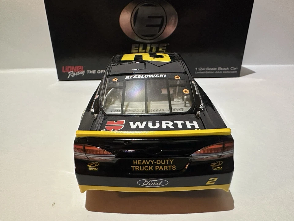 Brad Keslowski Alliance 2018 1/24 Nascar Elite diecast 1/76 Foto 3 de 4
