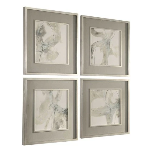 UTTERMOST 41583 DIVINATION ABSTRACT ART FRAMED PRINTS SET OF 4 - Picture 5 of 6