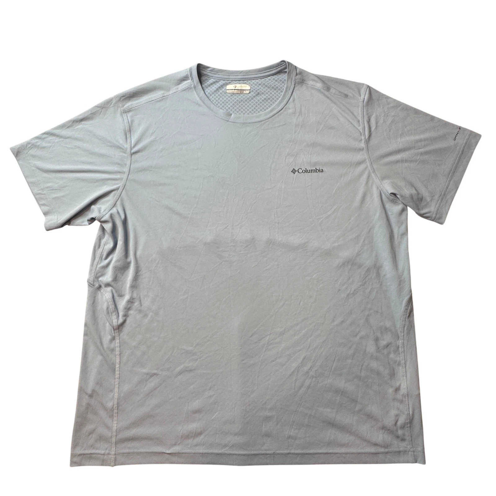 Columbia T-Shirt Mens XL Blue Omni-Freeze Short Sleeve Performance XM2602 Active