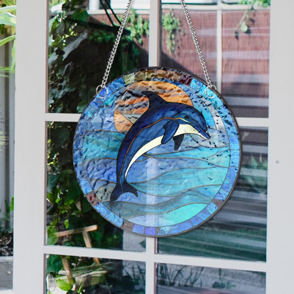 Window Pendant Colorful Window Pendant Animal Shaped Sun-catcher Hanging Decoration ...