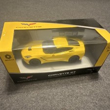 BRAHA Corvette C7 1:24 2014 Chevrolet Friction Car Yellow Black Unopened Box
