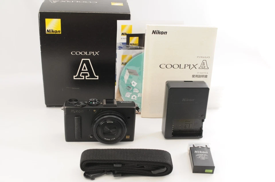 [READ] Nikon COOLPIX A DX 16.2MP APS-C Compact Digital Camera Black Japan #393 - Image 2 of 4