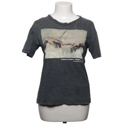 Pull & Bear, T-shirt, Größe: XS, Creazione di Adamo dettaglio c. 1511, Grau #NSi