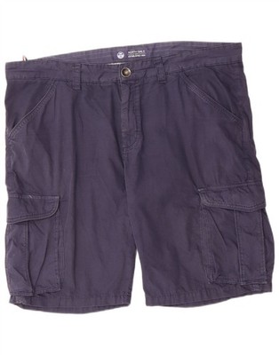 NORTH SAILS Herren Cargo Shorts W40 XL dunkelblau Baumwolle CD09
