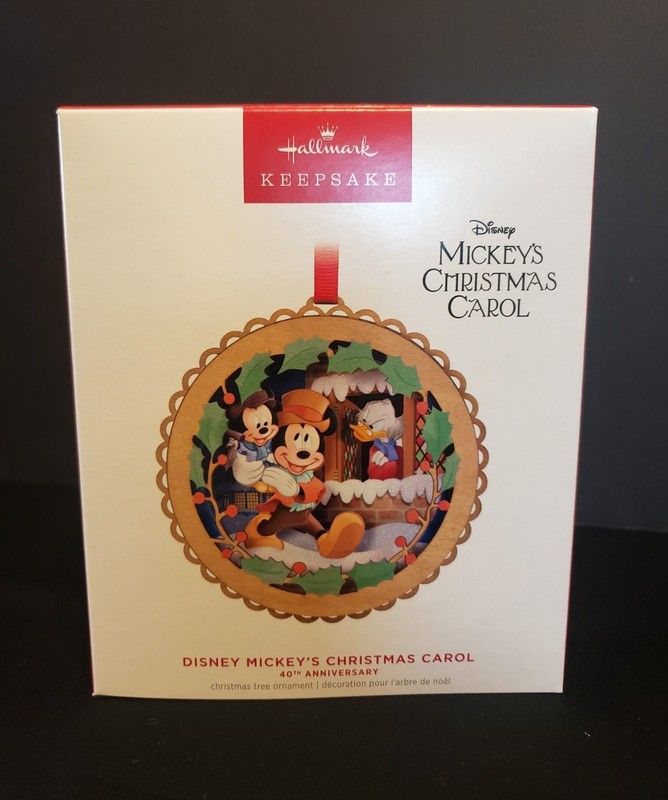 2023 Hallmark Ornament Disney Mickey’s Christmas Carol, 40th Anniversary, NIB