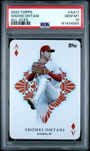 2023 Topps Series 1 - All Aces Autographs Shohei Ohtani #AA-11 PSA 10 GEM MT