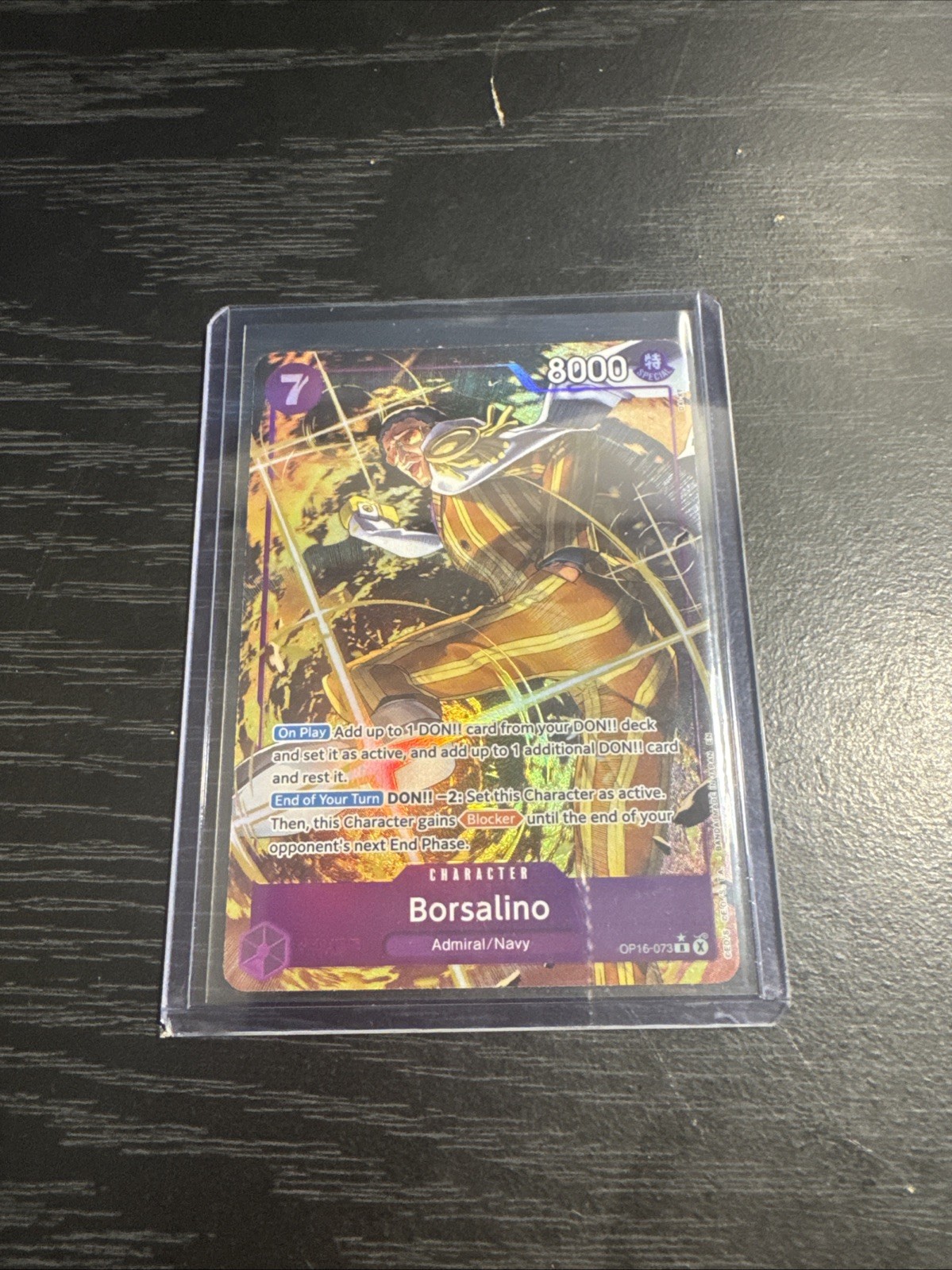 One Piece - Borsalino OP16-073 Alt Art Rare - OP16 - The Time of Battle - NM/M