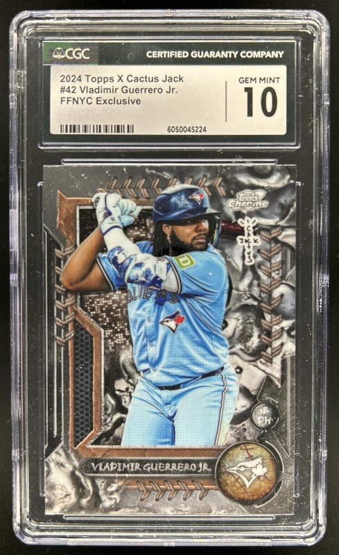 2024 Topps X Cactus Jack Vladimir Guerrero Jr Fanatics Fest Exclusive #42 CGC 10