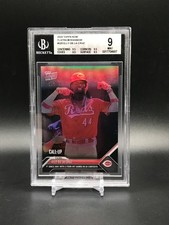 2023 Topps Now Elly De La Cruz #523 Rookie CALL-UP BGS 9 PLATINUM 1/1
