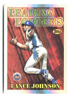 1997 Topps #SB25 Lance Johnson Season's Best