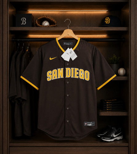 Juan Soto #22 San Diego Padres Brown Alternate Jersey (Men's FULL SIZE)