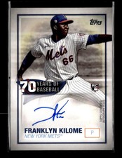 2021 Topps #70YA-FK Franklyn Kilome 70 Years of Baseball Autographs