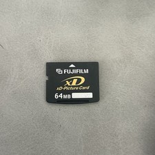 Fujifilm xD Picture Card 64MB MEGABYTE Camera Memory Card Fits Olympus and Fuji