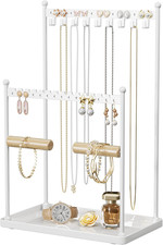 Large Jewelry Organizer Stand Earring Necklace Bracelet Holder Display Rack