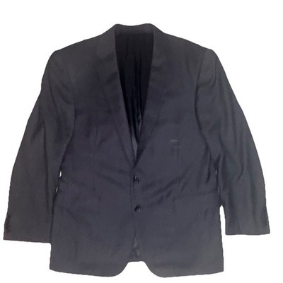 Ralph Lauren Vintage Black Label Wool Drop 7 44R Double-Vented Two-Button Italy