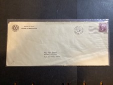 ICOLLECTZONE 1936 Texas State Board of Education  Cover Centennial (C000)