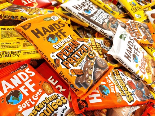 FREE SHIPPING 12x 100g "Hands Off" vegan chocolate + Dubai (like KitKat, Twix) - Afbeelding 9 van 20