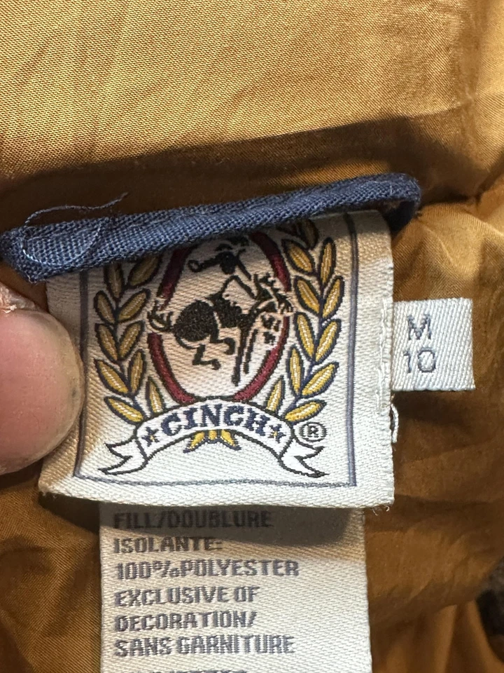 Colete Cinch Masculino Médio 10 Sudoeste Estampa Asteca Zíper Ocidental Isolado - Imagem 2 de 4