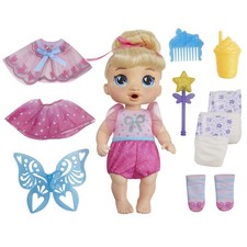Baby Alive Fairy Fashions Harper Hugs Doll with Clothes Accessories, Blonde