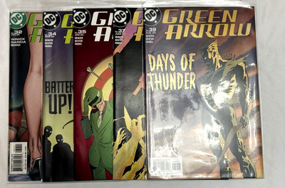 Green Arrow ''City Walls'' INCOMPLETE DC ComicS 32 34 35 37 39 RAW UNGRADED