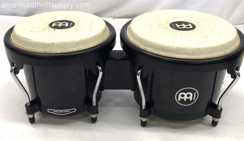 Meinl Headliner Series Bongo Drums Black ABS Shells Chrome Hardware