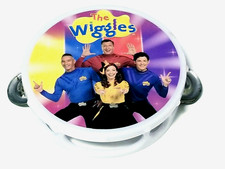 The Wiggles Lights Up Tambourine Toy Instrument Flashing Colored Lights