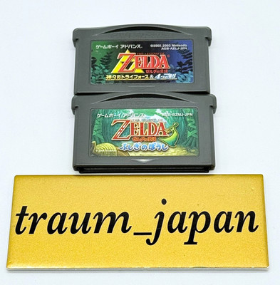 Legend of Zelda The Minish Cap Fushigi no Boushi Set Gameboy Advance GBA Tested