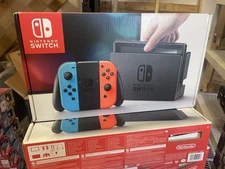 Nintendo Switch with Neon Blue/Red Joy‑Cons (BOX ONLY)