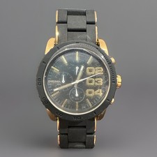 Diesel DZ-5322 Quadrante Cronografo Unisex con Bracciale Acciaio Inox Oro